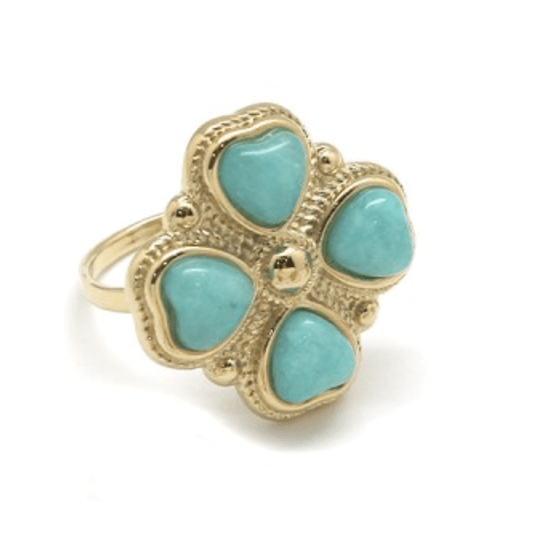 bague en forme de trefle