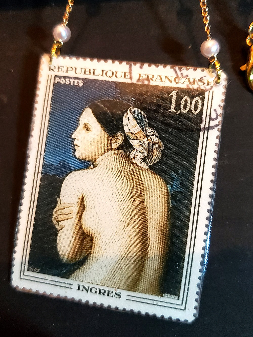 collier timbre ingres