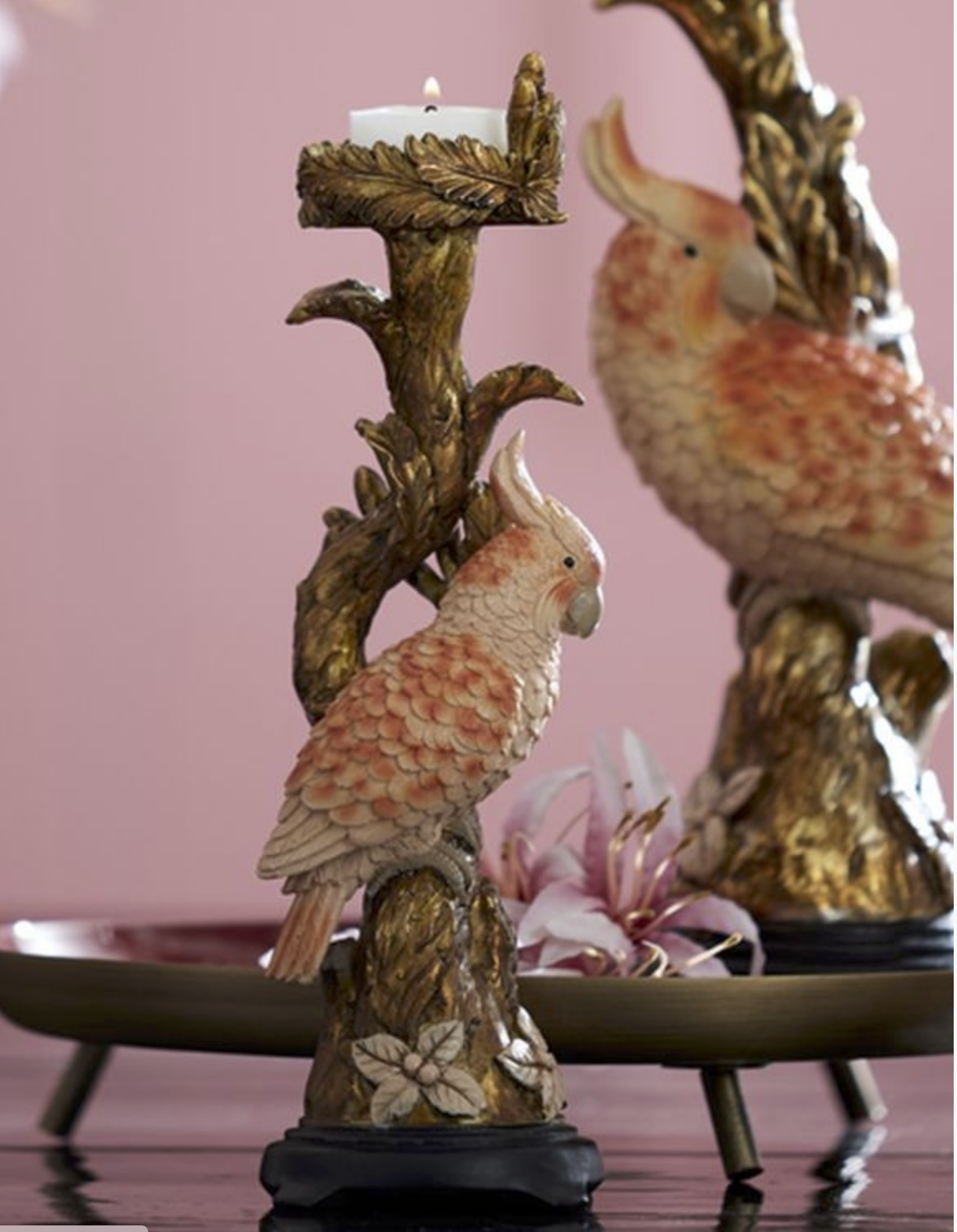 Chandelier perroquet